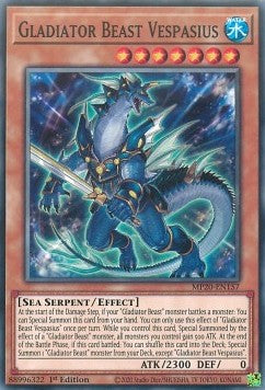 Gladiator Beast Vespasius⁣ - 2020 Tin of Lost Memories Mega Pack⁣ (Common)⁣ [157]
