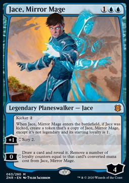 Jace, Mirror Mage⁣ - Zendikar Rising⁣ (Mythic)⁣ [63]