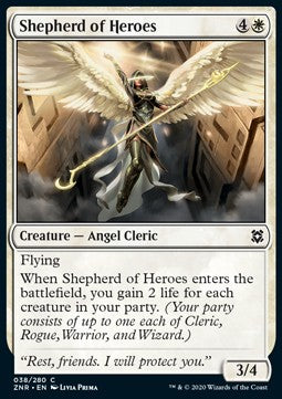 Shepherd of Heroes⁣ - Zendikar Rising⁣ (Common)⁣ [38]