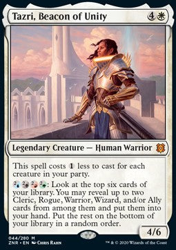 Tazri, Beacon of Unity⁣ - Zendikar Rising⁣ (Mythic)⁣ [44]