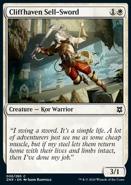 Cliffhaven Sell-Sword⁣ - Zendikar Rising⁣ (Common)⁣ [8]