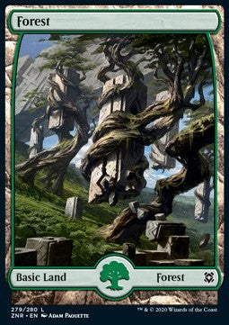Forest (V.2)⁣ - Zendikar Rising⁣ (Land)⁣ [279]