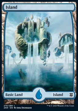 Island (V.2)⁣ - Zendikar Rising⁣ (Land)⁣ [270]