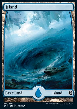 Island (V.3)⁣ - Zendikar Rising⁣ (Land)⁣ [271]