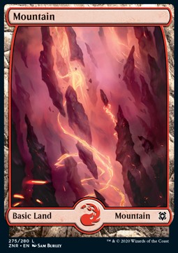 Mountain (V.1)⁣ - Zendikar Rising⁣ (Land)⁣ [275]