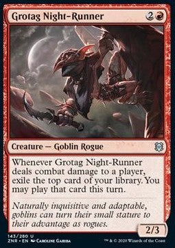 Grotag Night-Runner⁣ - Zendikar Rising⁣ (Uncommon)⁣ [143]
