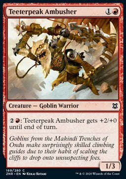 Teeterpeak Ambusher⁣ - Zendikar Rising⁣ (Common)⁣ [169]