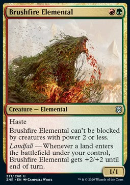 Brushfire Elemental⁣ - Zendikar Rising⁣ (Uncommon)⁣ [221]