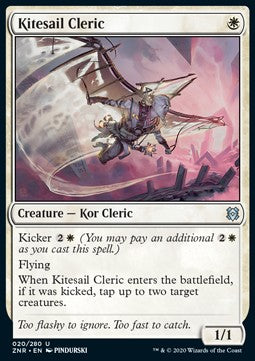 Kitesail Cleric⁣ - Zendikar Rising⁣ (Uncommon)⁣ [20]