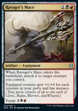 Ravager's Mace⁣ - Zendikar Rising⁣ (Uncommon)⁣ [235]