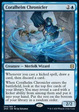 Coralhelm Chronicler⁣ - Zendikar Rising⁣ (Rare)⁣ [54]