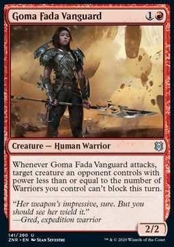 Goma Fada Vanguard⁣ - Zendikar Rising⁣ (Uncommon)⁣ [141]