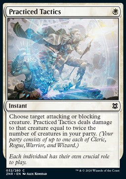 Practiced Tactics⁣ - Zendikar Rising⁣ (Common)⁣ [32]