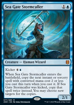 Sea Gate Stormcaller⁣ - Zendikar Rising⁣ (Mythic)⁣ [77]