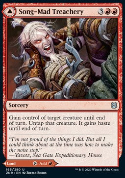 Song-Mad Treachery // Song-Mad Ruins⁣ - Zendikar Rising⁣ (Uncommon)⁣ [165]
