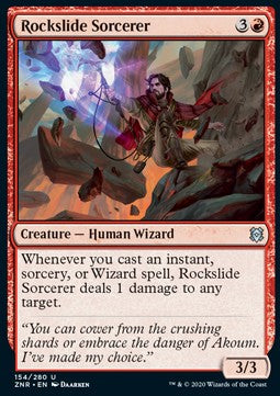 Rockslide Sorcerer⁣ - Zendikar Rising⁣ (Uncommon)⁣ [154]