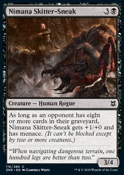 Nimana Skitter-Sneak⁣ - Zendikar Rising⁣ (Common)⁣ [116]
