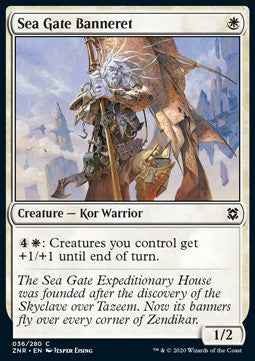 Sea Gate Banneret⁣ - Zendikar Rising⁣ (Common)⁣ [36]