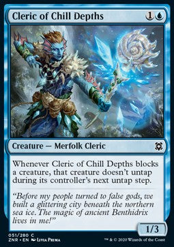 Cleric of Chill Depths⁣ - Zendikar Rising⁣ (Common)⁣ [51]