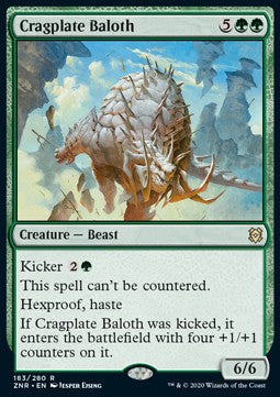 Cragplate Baloth⁣ - Zendikar Rising⁣ (Rare)⁣ [183]