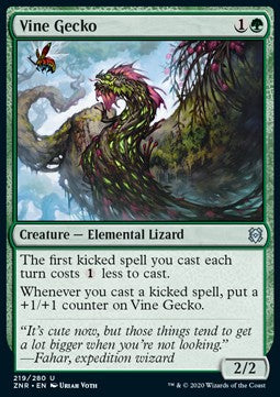 Vine Gecko⁣ - Zendikar Rising⁣ (Uncommon)⁣ [219]