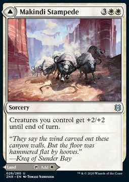 Makindi Stampede // Makindi Mesas⁣ - Zendikar Rising⁣ (Uncommon)⁣ [26]