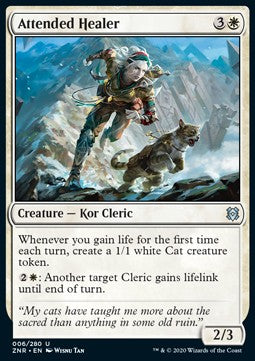 Attended Healer⁣ - Zendikar Rising⁣ (Uncommon)⁣ [6]