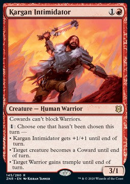 Kargan Intimidator⁣ - Zendikar Rising⁣ (Rare)⁣ [145]