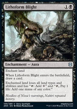 Lithoform Blight⁣ - Zendikar Rising⁣ (Uncommon)⁣ [109]