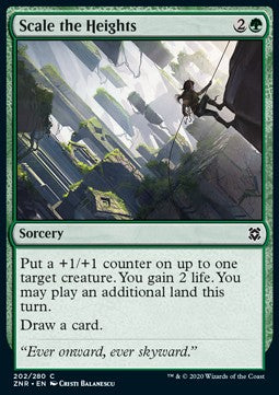 Scale the Heights⁣ - Zendikar Rising⁣ (Common)⁣ [202]