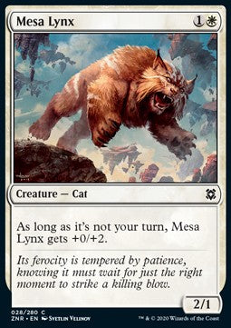 Mesa Lynx⁣ - Zendikar Rising⁣ (Common)⁣ [28]