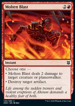 Molten Blast⁣ - Zendikar Rising⁣ (Common)⁣ [149]