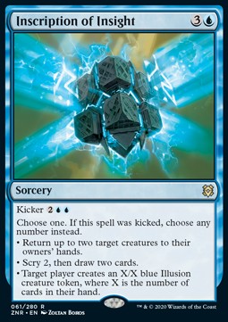 Inscription of Insight⁣ - Zendikar Rising⁣ (Rare)⁣ [61]