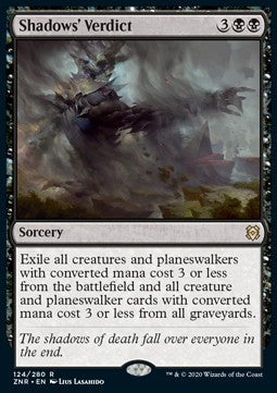 Shadows' Verdict⁣ - Zendikar Rising⁣ (Rare)⁣ [124]