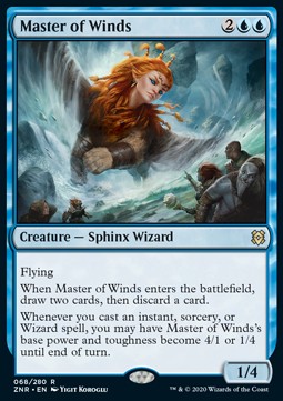 Master of Winds⁣ - Zendikar Rising⁣ (Rare)⁣ [68]