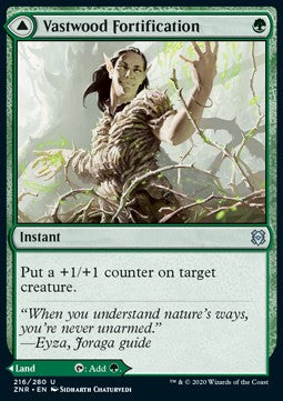 Vastwood Fortification // Vastwood Thicket⁣ - Zendikar Rising⁣ (Uncommon)⁣ [216]
