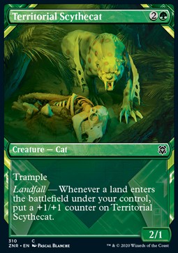 Territorial Scythecat⁣ - Zendikar Rising: Extras⁣ (Common)⁣ [310]