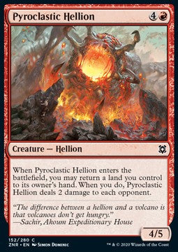 Pyroclastic Hellion⁣ - Zendikar Rising⁣ (Common)⁣ [152]
