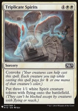 Triplicate Spirits⁣ - The List⁣ (Common)⁣ [40]