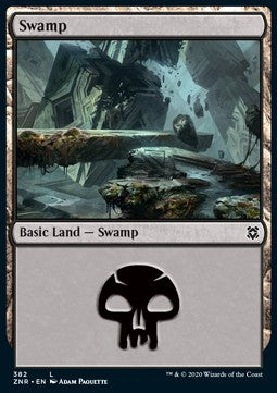 Swamp⁣ - Zendikar Rising: Extras⁣ (Land)⁣ [382]