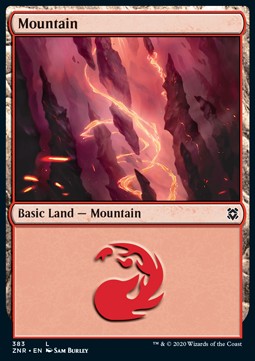 Mountain⁣ - Zendikar Rising: Extras⁣ (Land)⁣ [383]