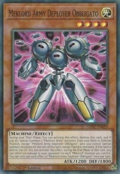 Meklord Army Deployer Obbligato⁣ - Legendary Duelists: Rage of Ra⁣ (Super Rare)⁣ [019]