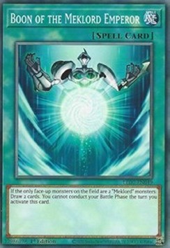 Boon of the Meklord Emperor⁣ - Legendary Duelists: Rage of Ra⁣ (Common)⁣ [049]