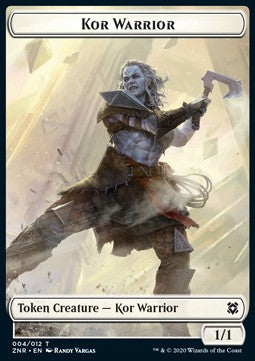Kor Warrior Token (White 1/1)⁣ - Zendikar Rising: Extras⁣ (Token)⁣ [T04]