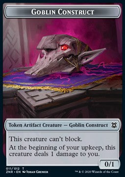 Goblin Construct Token (Artifact 0/1)⁣ - Zendikar Rising: Extras⁣ (Token)⁣ [T11]