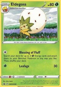 Eldegoss⁣ - SWSH Black Star Promos⁣ (Promo)⁣ [046]