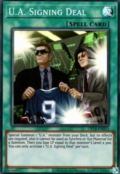 U.A. Signing Deal⁣ - OTS Tournament Pack 14⁣ (Super Rare)⁣ [010]