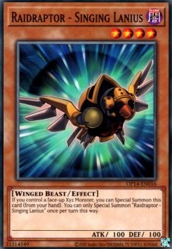Raidraptor - Singing Lanius⁣ - OTS Tournament Pack 14⁣ (Common)⁣ [016]