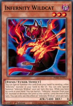 Infernity Wildcat⁣ - Phantom Rage⁣ (Common)⁣ [017]