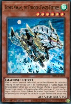 Gizmek Makami, the Ferocious Fanged Fortress⁣ - Phantom Rage⁣ (Super Rare)⁣ [022]